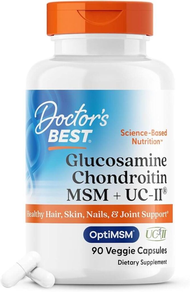 Doctor's Best - Glucosamina, Condroitina, MSM, UC-II