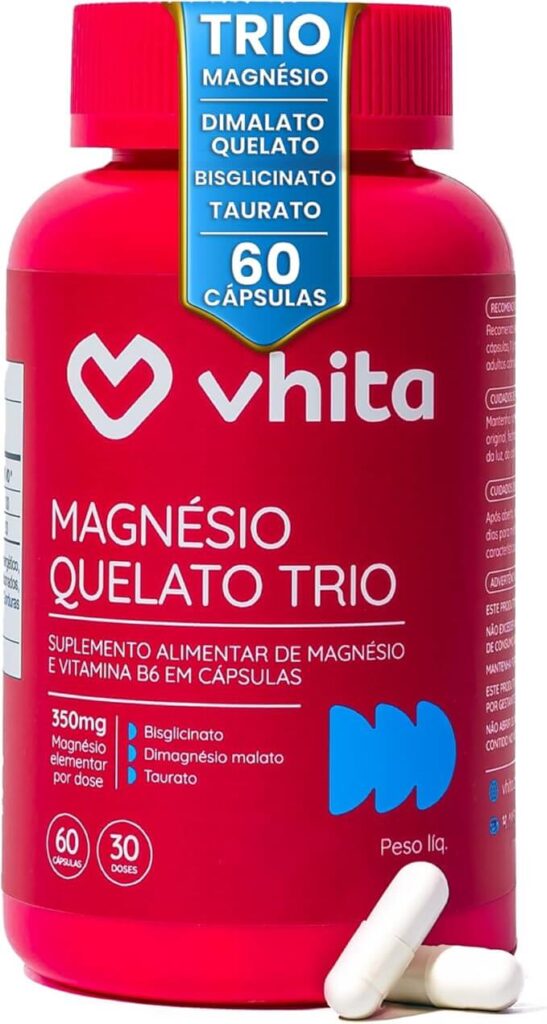 Magnésio Quelato Trio – Vhita